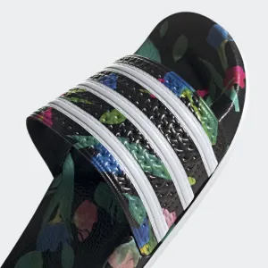 Adilette Classic Womens (Black Floral)
