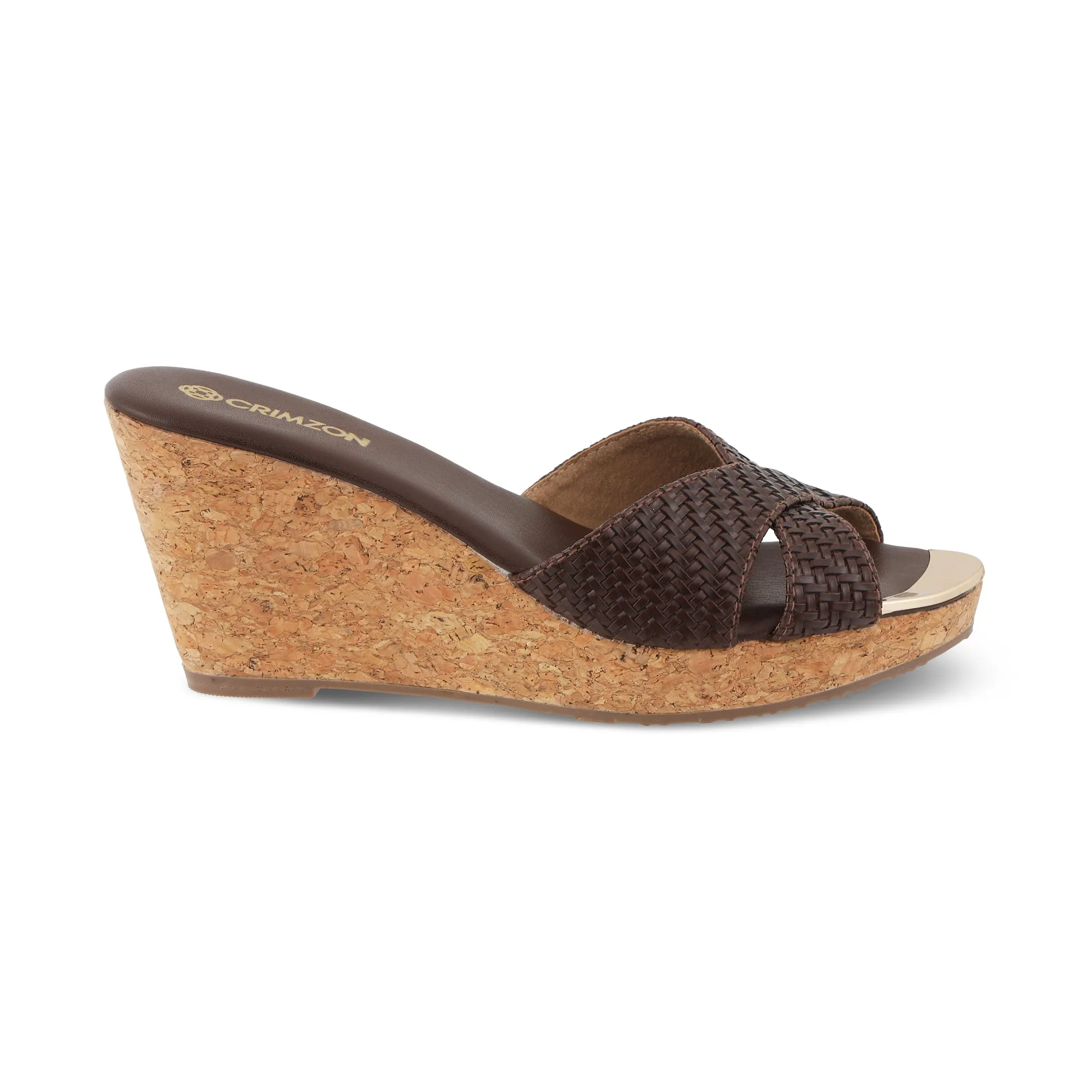 AIYANA- BROWN WEDGES