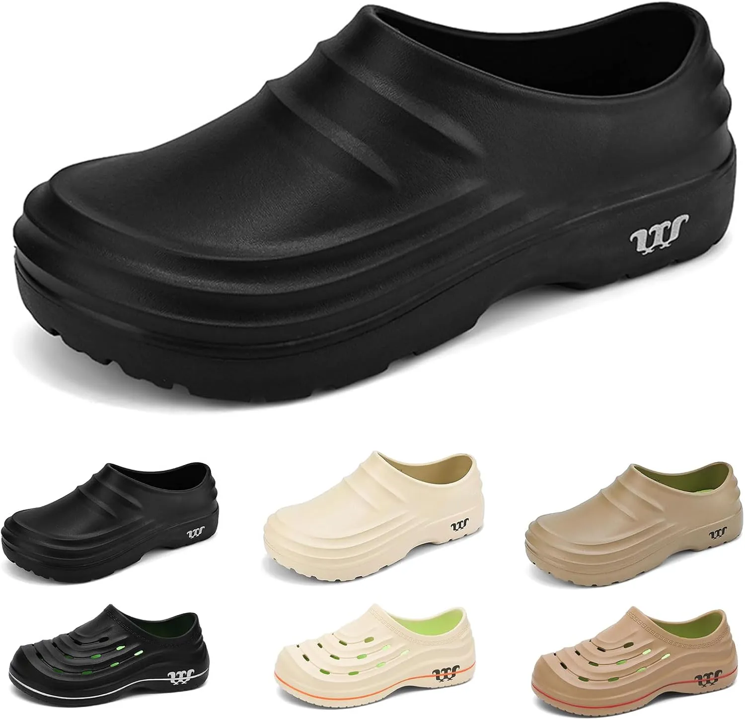 Armadillo Clogs for Women Men Waterproof Slip Resistant Chef Clogs Shoes for Unisex-Adult Comfortable Non Slip Nurse Work Shoes Lightweight Nursing Gardening Shoe Ideal for Kitchen Garden Beach