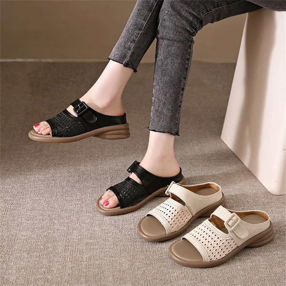 Caistre Womens Hollow Out Slide Sandal Summer Beach Indoor Outdoor Comfortable Slides With Buckle Arch Support Shoes