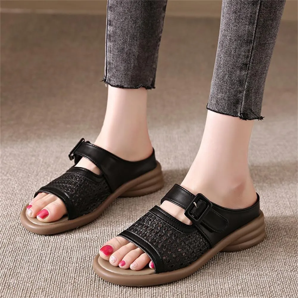 Caistre Womens Hollow Out Slide Sandal Summer Beach Indoor Outdoor Comfortable Slides With Buckle Arch Support Shoes
