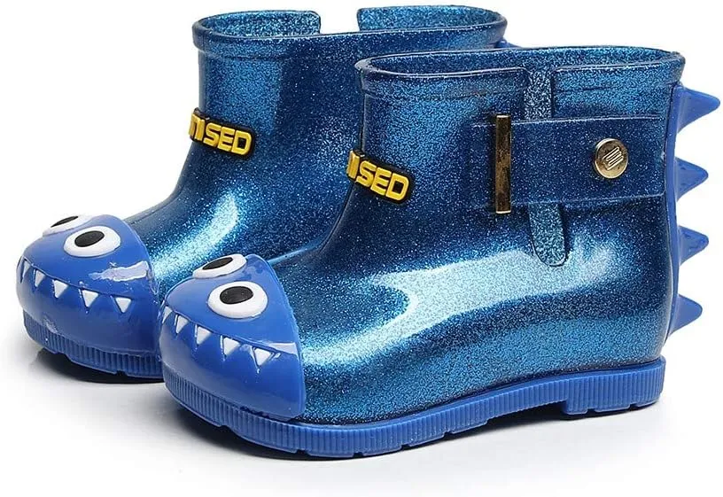 Children Infant Kids Baby Dinosaur Rain Boots Booties Casual Shoes Toddler Water Shoes