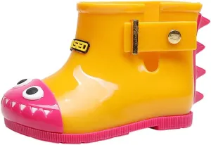 Children Infant Kids Baby Dinosaur Rain Boots Booties Casual Shoes Toddler Water Shoes