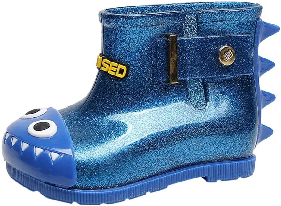 Children Infant Kids Baby Dinosaur Rain Boots Booties Casual Shoes Toddler Water Shoes