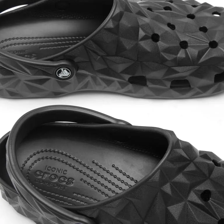 Crocs Classic Geometric Clogs, black