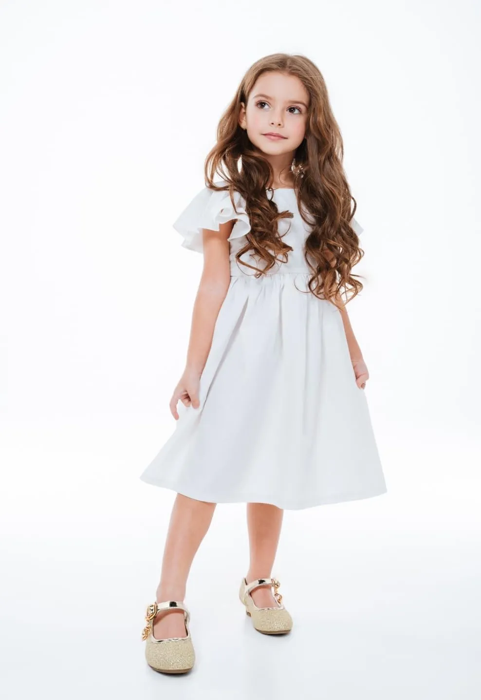 Girls Heels Dress Shoes Mary Jane Pumps Low Heel Princess Flower Wedding Party