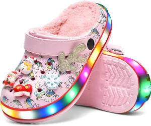 Kids' Boys Girls LED Clogs Cute Garden Shoes Cartoon Slides