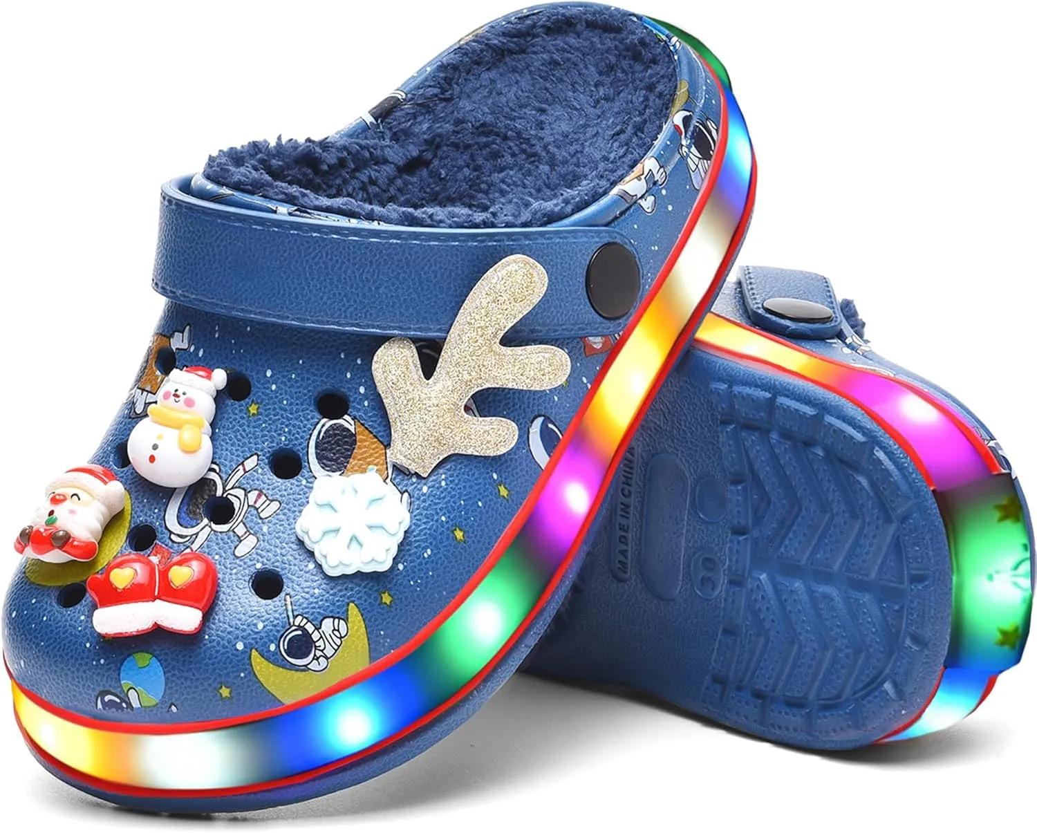 Kids' Boys Girls LED Clogs Cute Garden Shoes Cartoon Slides
