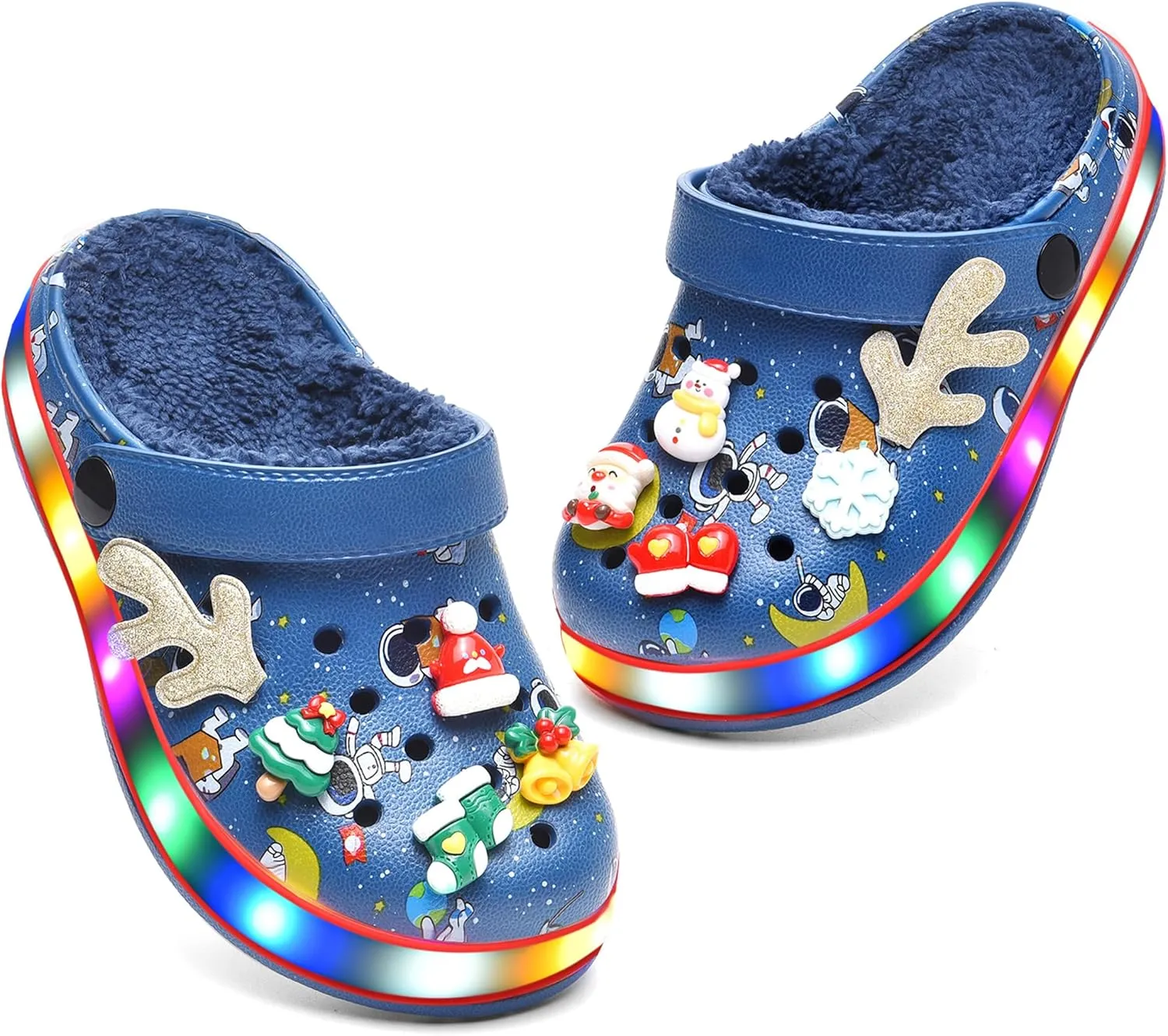 Kids' Boys Girls LED Clogs Cute Garden Shoes Cartoon Slides
