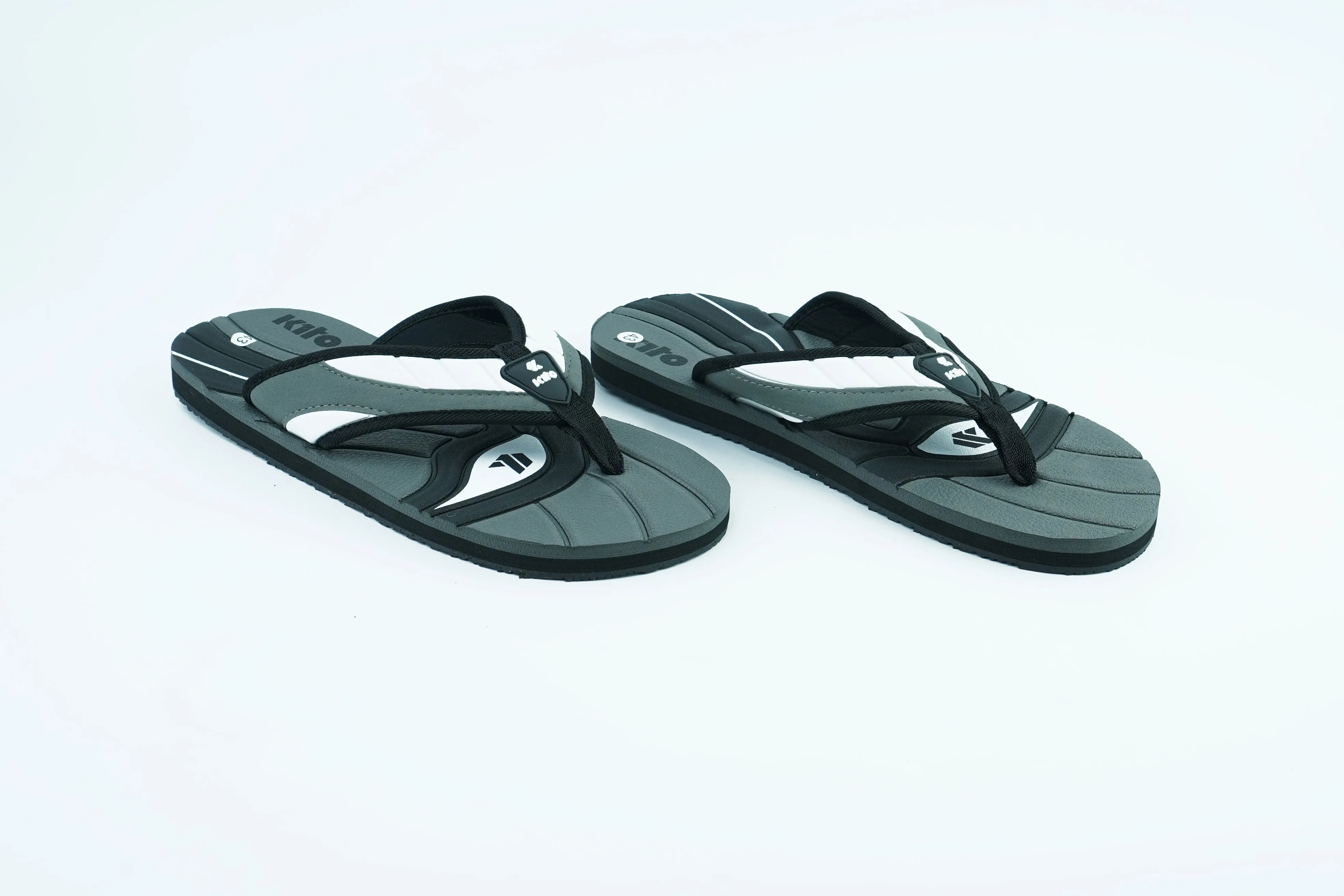 KITO Casual Grey and white slippers for men (ORIGINAL THAILAND )