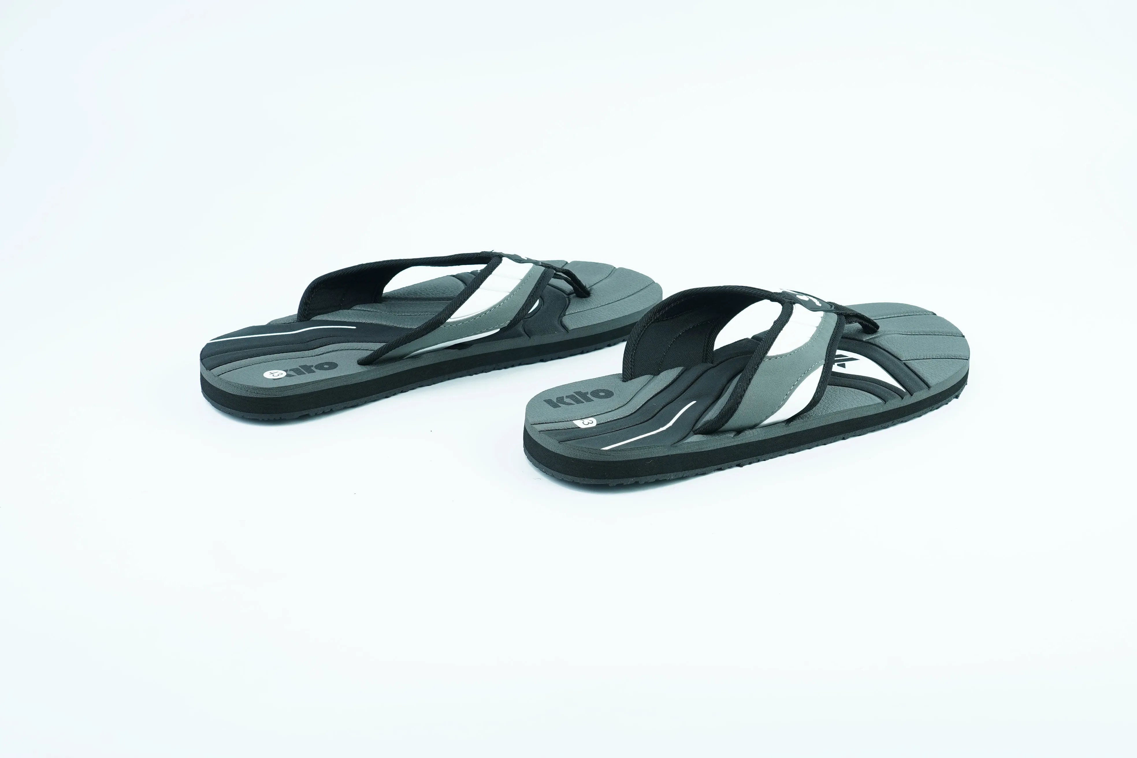 KITO Casual Grey and white slippers for men (ORIGINAL THAILAND )