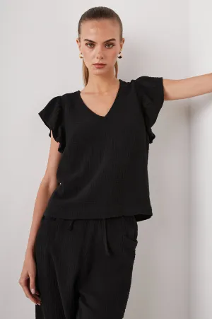 Lela Black Top