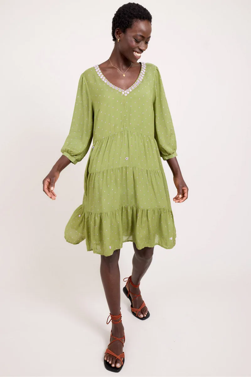 Malia Green Dress
