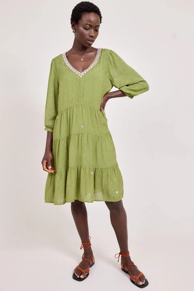 Malia Green Dress