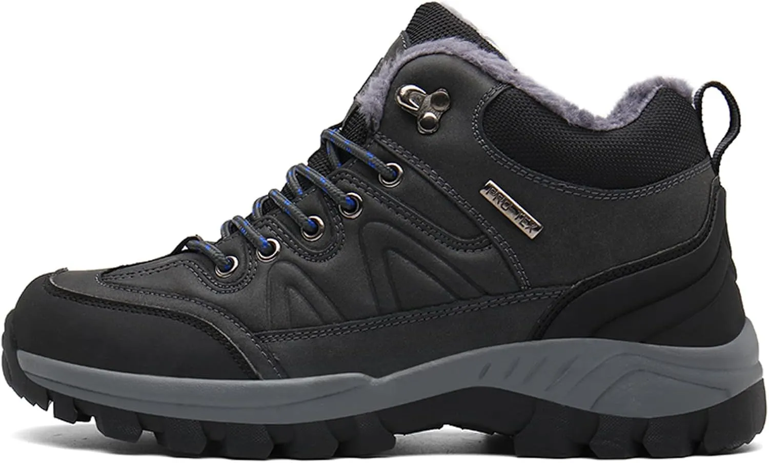 Men Winter Sneakers Outdoor Shoes Padded Warm Cotton Shoes Lightweight Hiking Shoes Large Size Men Casual Shoes Suede