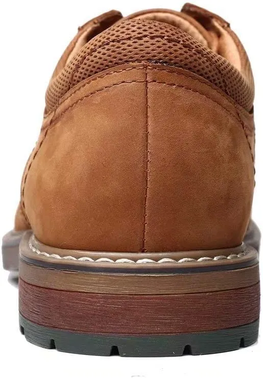 Mens Dress Shoes, Lace Up Plain Toe Leather Oxford