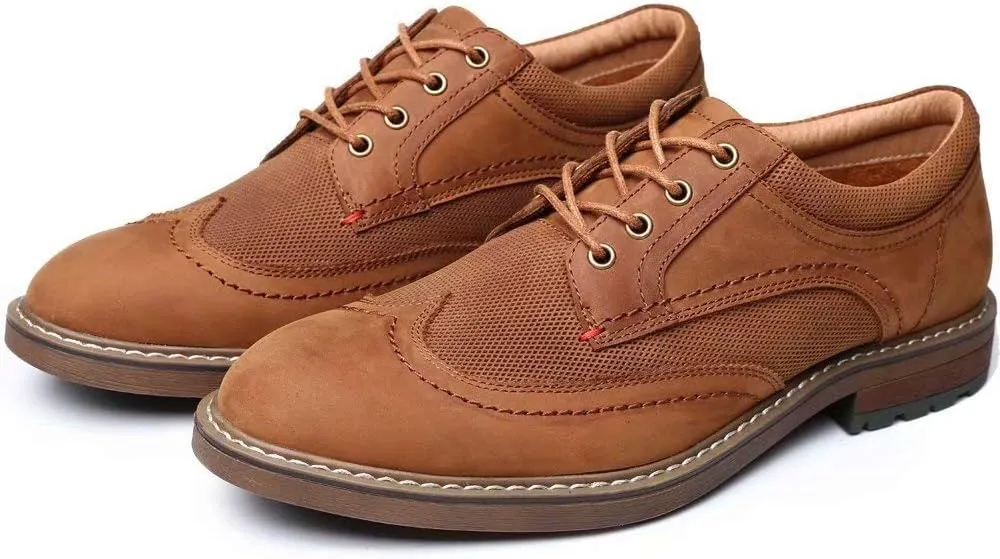 Mens Dress Shoes, Lace Up Plain Toe Leather Oxford