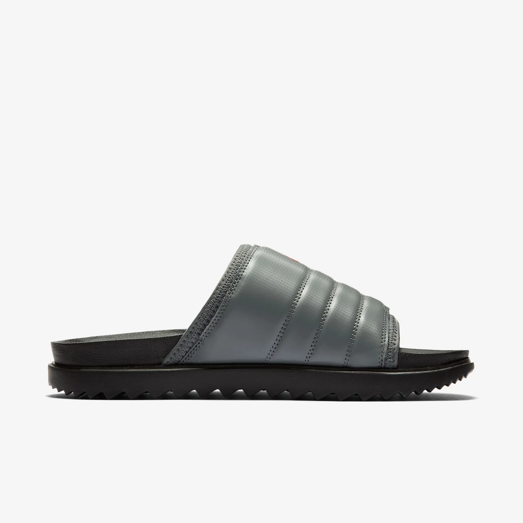 Men's Nike Asuna Premium Slides (Black/Smoke Grey/University Red)(CI8800-006)