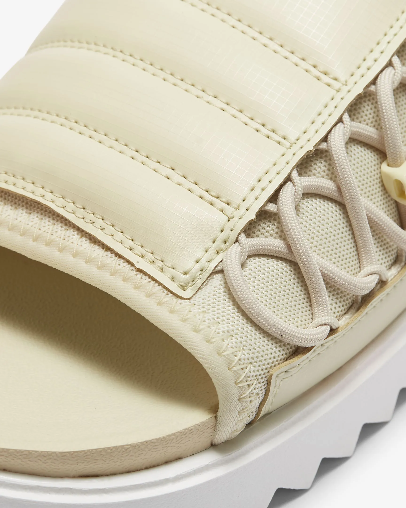 Men's Nike Asuna Premium Slides (Fossil/Sail/Newsprint)(CI8800-200)