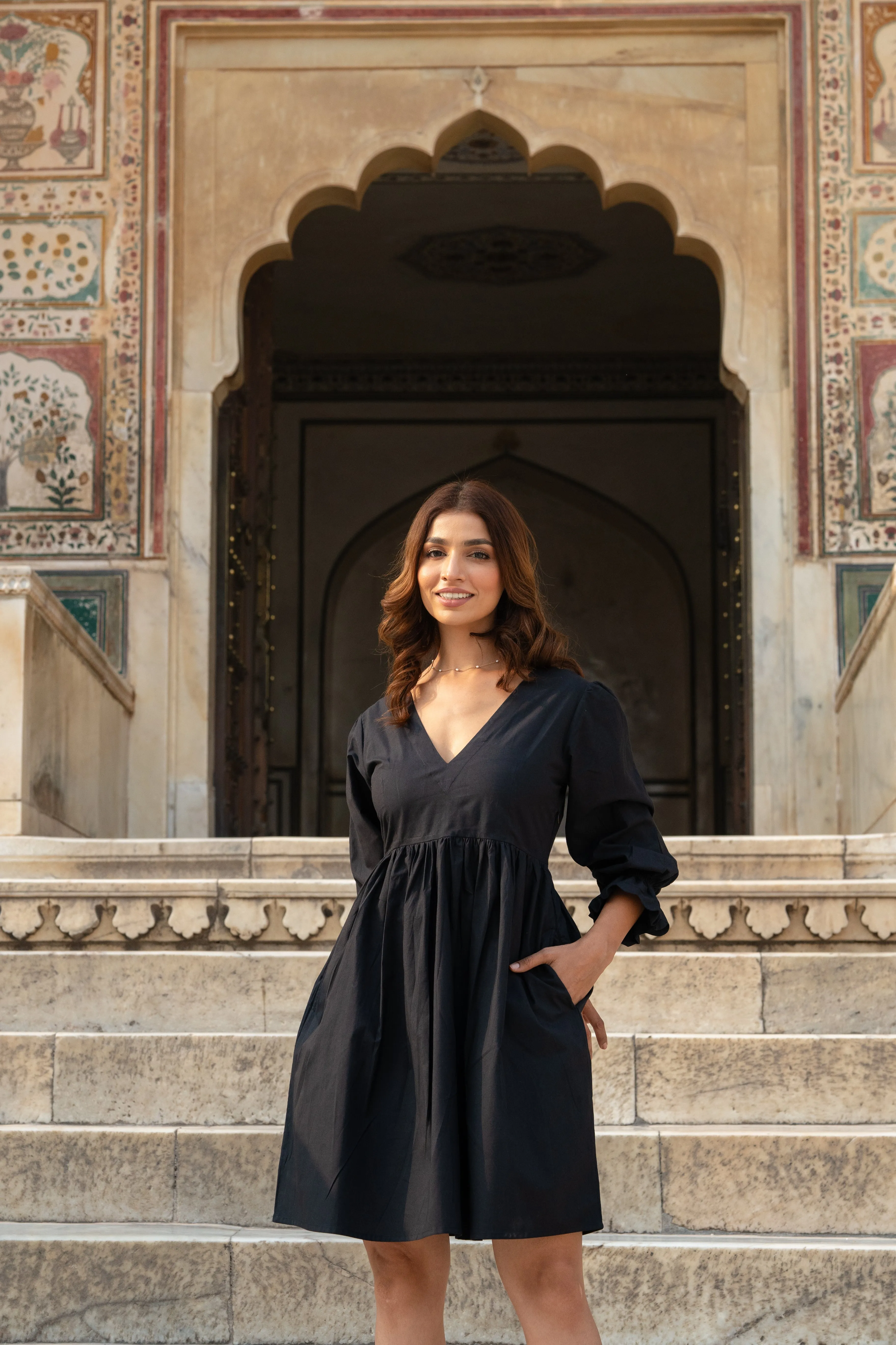 Noir Zazi Mini Dress