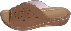 Orthopedic Sandals for Women Arch Support Walking Sandals, Comfort Wear Orthowear Shoes Wide With Slippers Open Toe Slip On Slippers Casual Walking Dress Shoes Beach Vacation Summer Wedges Fashion