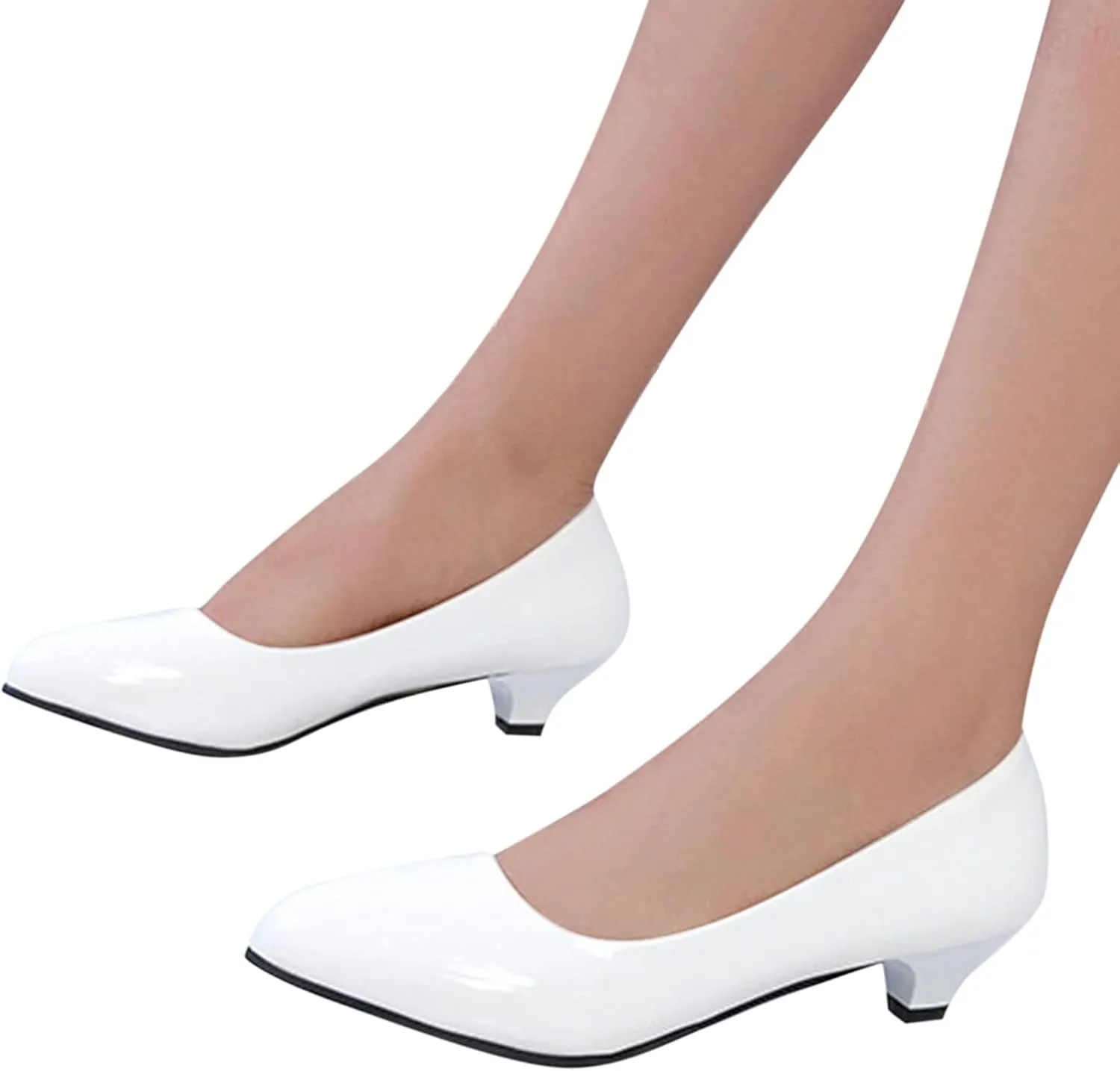 Outdoor On Womens Slip Shoes Heel Shoes Breathable Fashion Casual Chunky Leisure Women's Casual Hiking Women