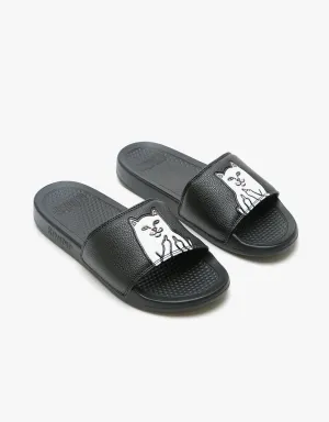 RIPNDIP Lord Nermal Sliders - Black