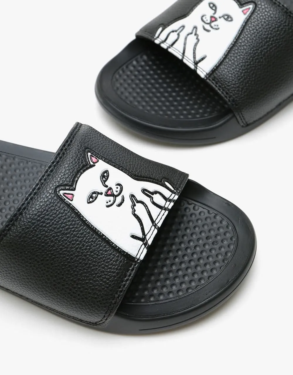 RIPNDIP Lord Nermal Sliders - Black