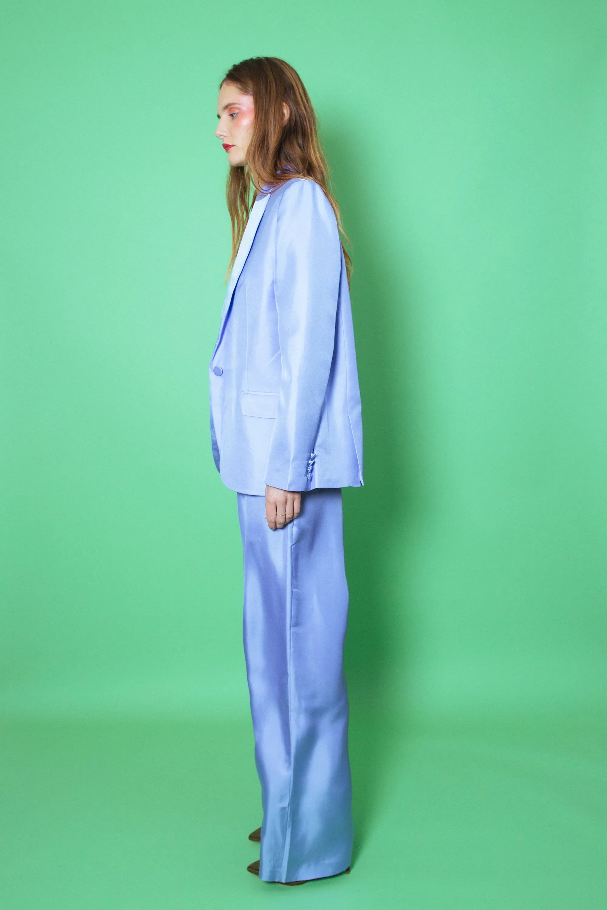 Salinas Silk Trouser Lilac Woman