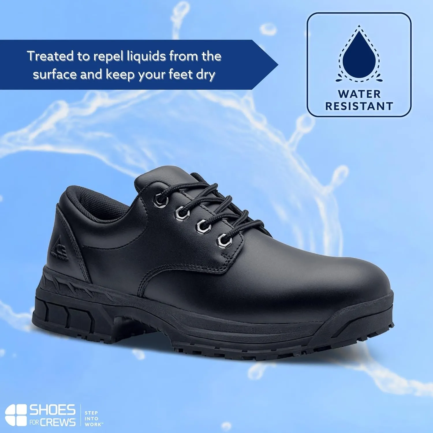 Shoes for Crews Cade, Men's Slip Resistant Food Service Work Sneaker