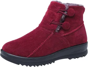 Snow Boots for Women Cute Calf High Womens Insulated Waterproof Winter Snow Boots Winter Hiking Shoes for Women Waterproof Snow Winter Women Boots Ankle Botas Termicas Para Mujer Frio