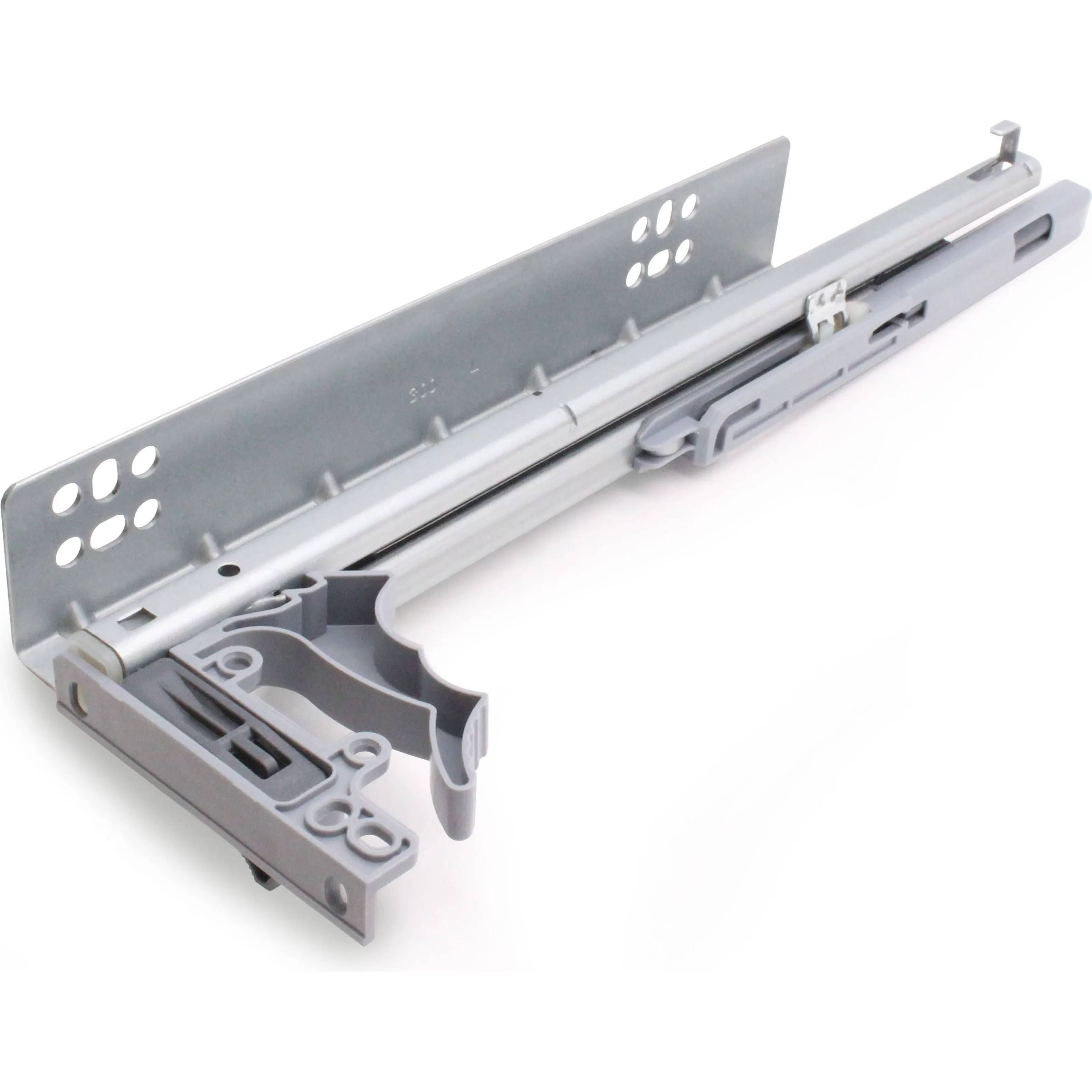 Soft Close Concealed Undermount Drawer Runners Double Extension 30kg Max 500mm