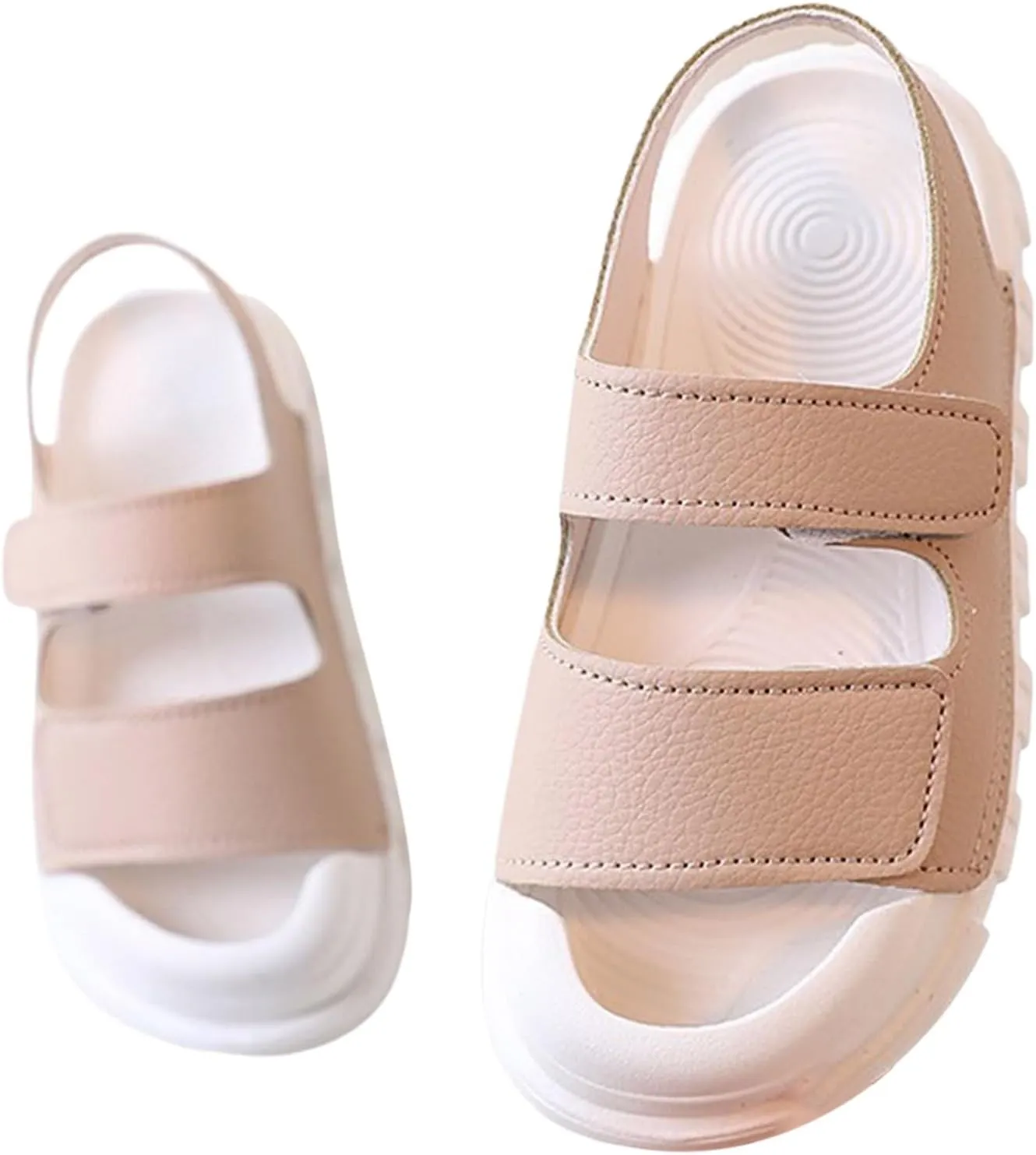 Summer Flat Dress Sandals Shoes Boys Baotou Sandals Summer Soft Bottom Children Middle And Big Children Beach Shoes Baby Casual Kids Closed Toe Water Sandal