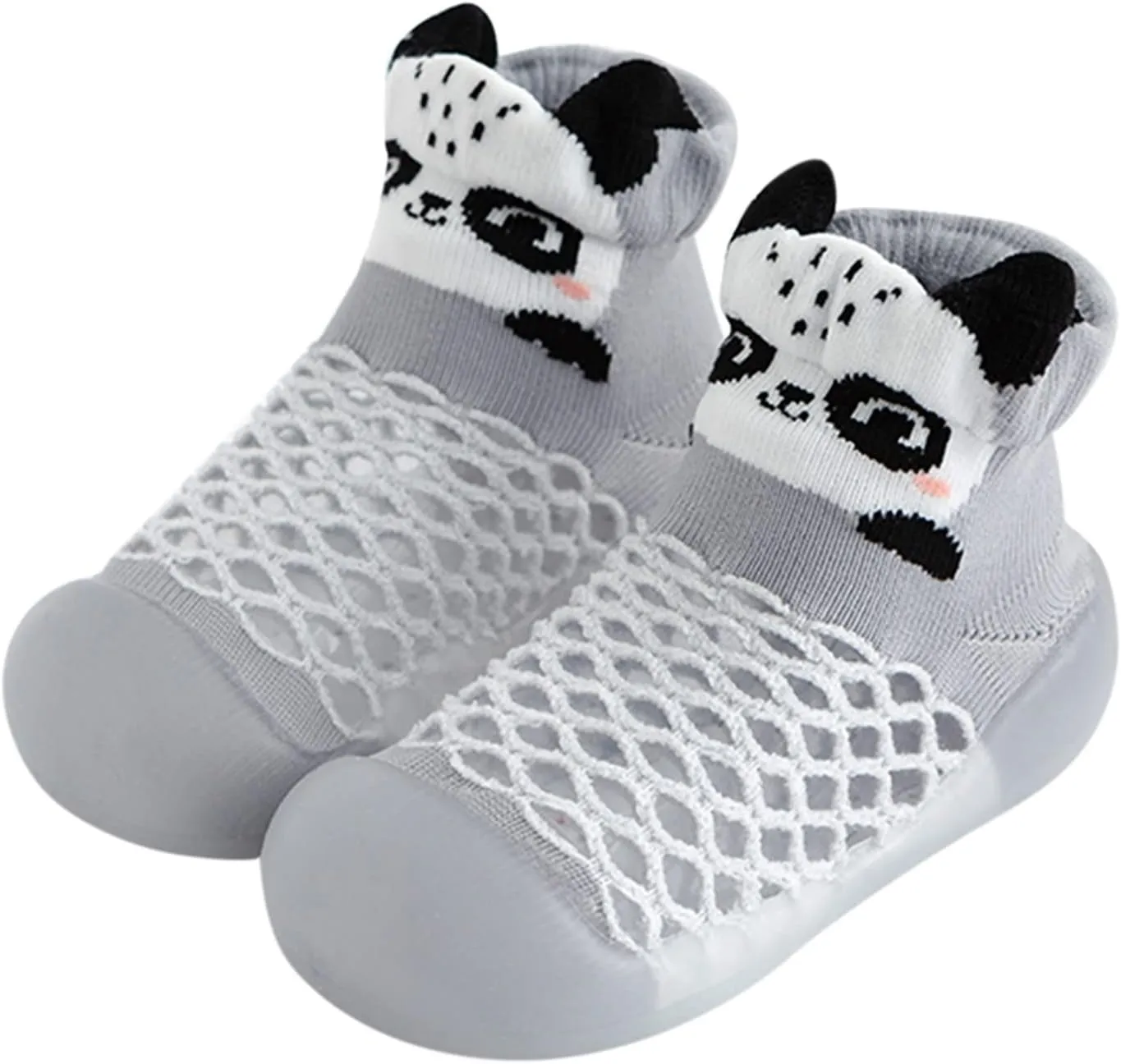 Toddler Baby Sock Shoes,0-3 Years Newborn Boys Girls Summer Cartoon Breathable Mesh Non Slip Prewalker Shoes
