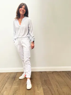 VELVET Lenae Top in Glacier