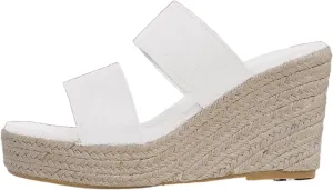 Wedge Sandals for Women 2025 Dressy Espadrilles Wedges Open Toe Wide Width Sandal Casual Platform Slides Slip On Outdoor Slippers Summer Dress Shoes Ladies Breathable Shoes Fashion Trends