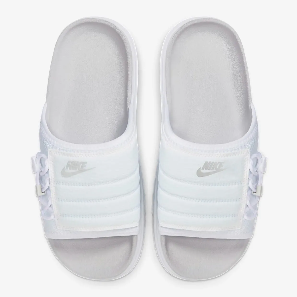 Women's Nike Asuna Premium Slides (White/Photon Dust)(CI8799-002)