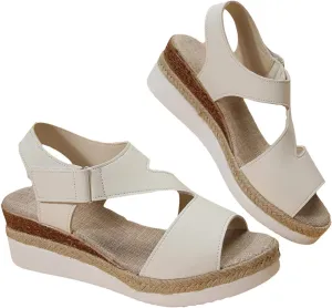 Women's Platform Sandals Wedge Ankle Strap Open Toe Sandals Espadrilles Slip on Summer Casual Fishmouth Gladiator Sandal Dress Beach Vacation Travel Fashion Trendy Shoes