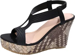Womens Summer Slipper PU Leather Comfort Mules Outdoor Beach Shoes Vintage Antil Slip Wedge Flowers Sandals Comfortable Arch Support Flats Closed Toe Wide Width Mesh Slippers Sandals Clogs