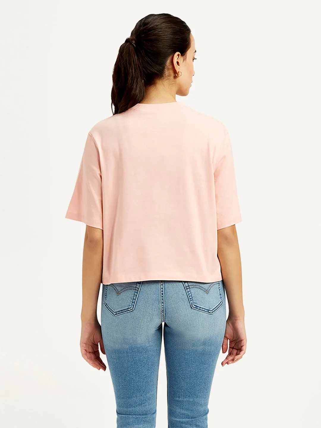 Women's Typographic Print Relaxed Fit T-shirt